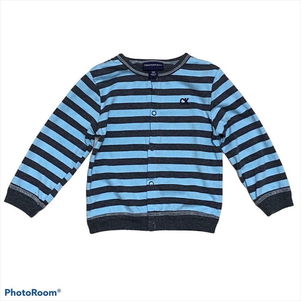 Calvin Klein Striped Snap Shirt